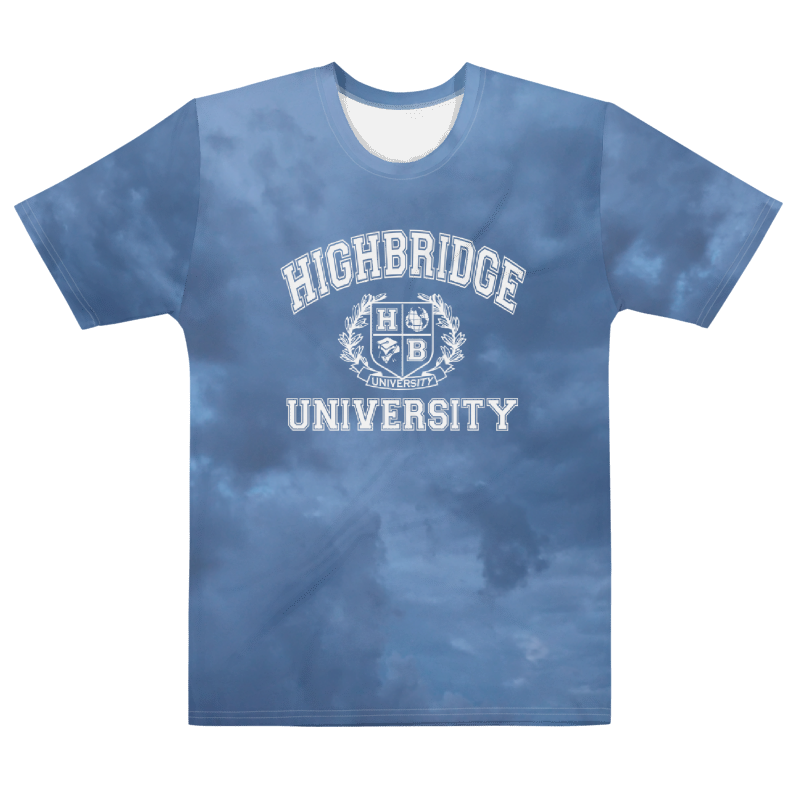 H.B.U. Men's T-Shirt/ Cloudy Blue