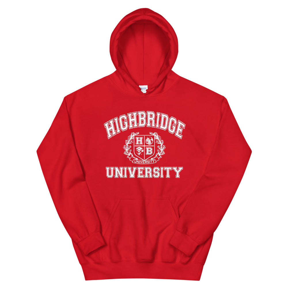 H.B.U. Apparel Unisex Red Hoodie